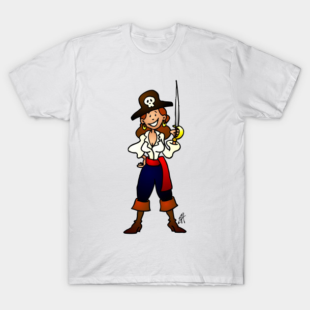 Pirate girl T-Shirt-TOZ